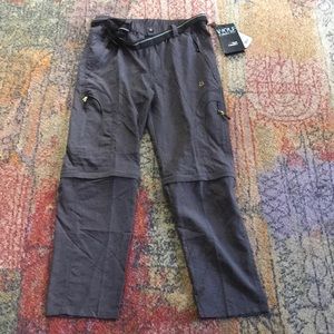 Hiking pants. Wolf Calvary. w zipper off for shorts